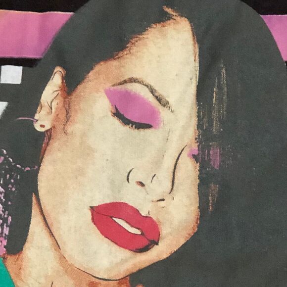 Retro repro of 96 Aaliyah Graphic Tee, 1979 R & B More Than A Woman SZ L - Picture 4 of 8